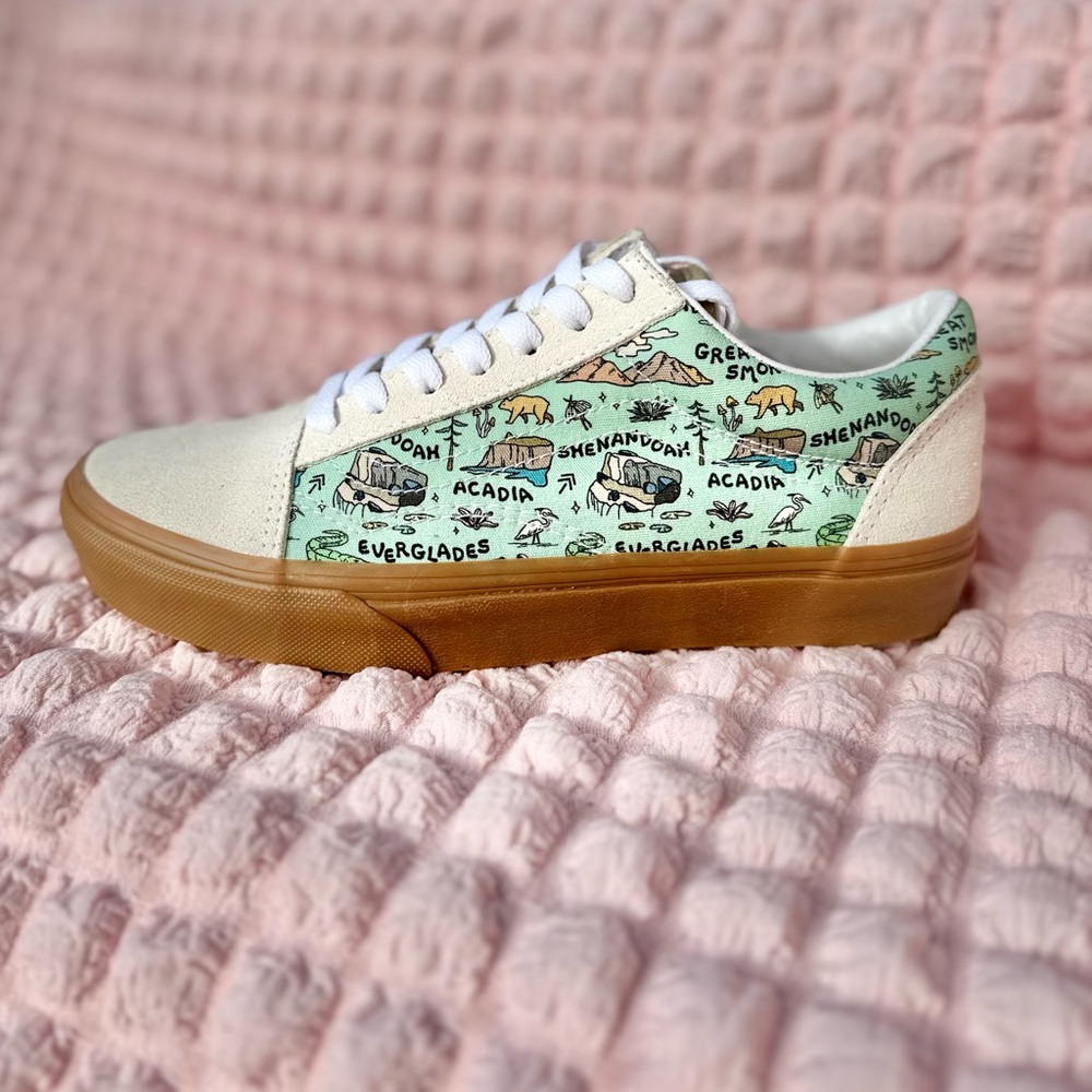 NWT Vans x Parks Project Old Skool National Parks Everglades Acadia M 5/ W 6.5